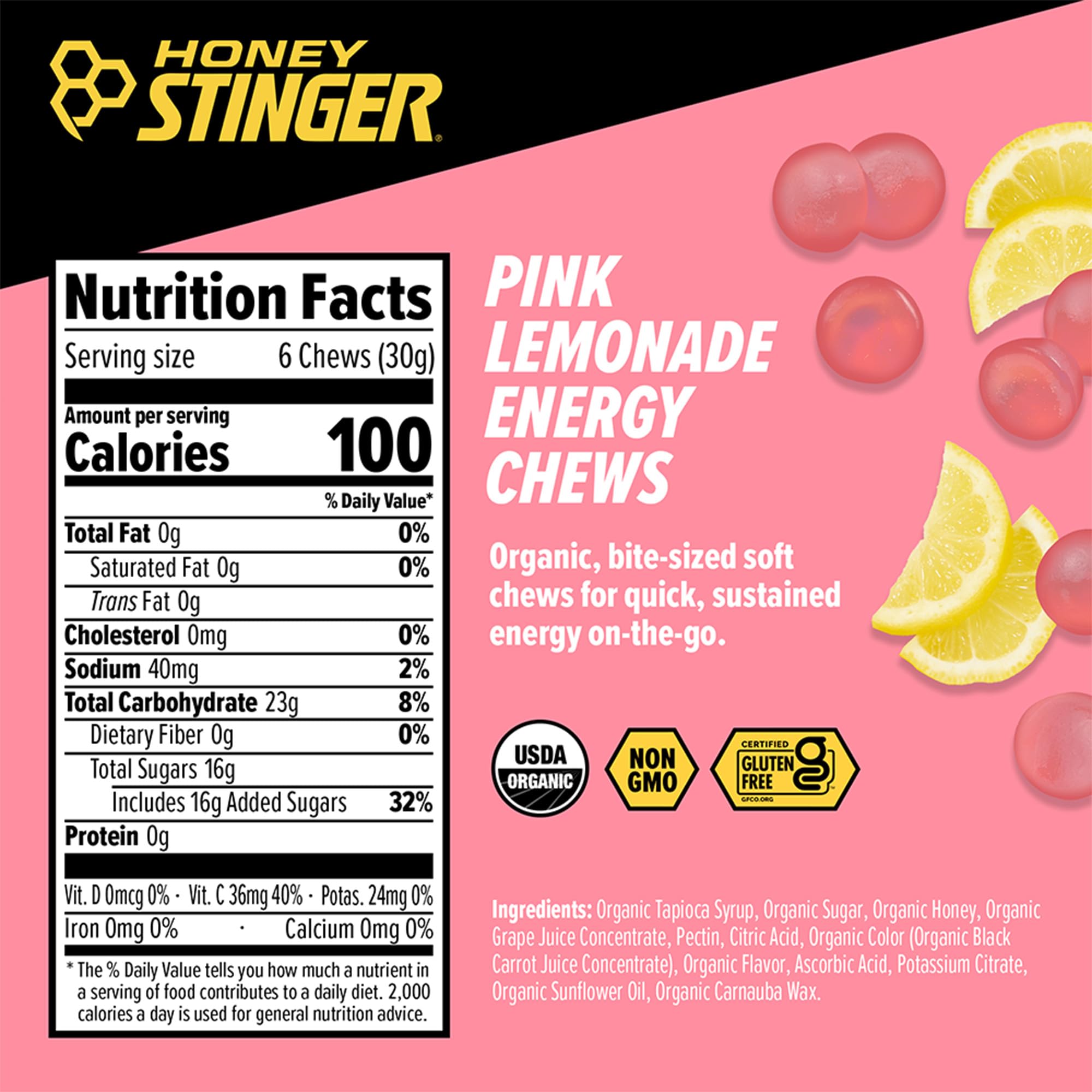 Honey Stinger opened box and individual pouch view showing portability benefit