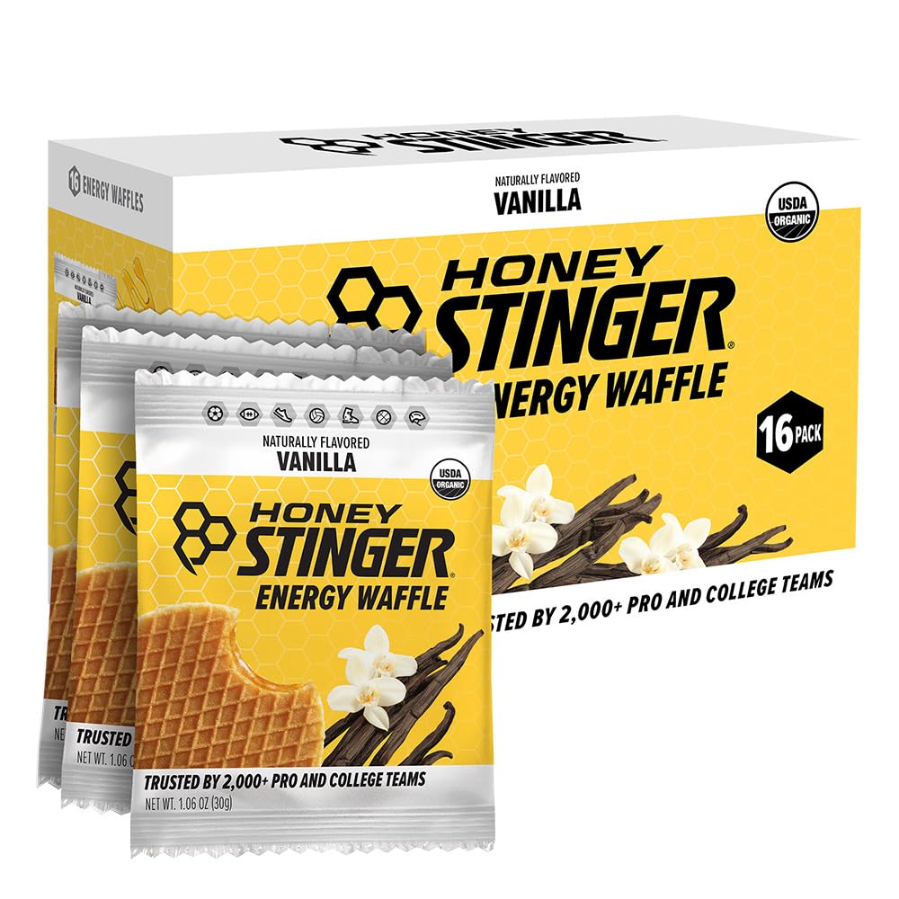 Honey Stinger front packaging showing product and benefits