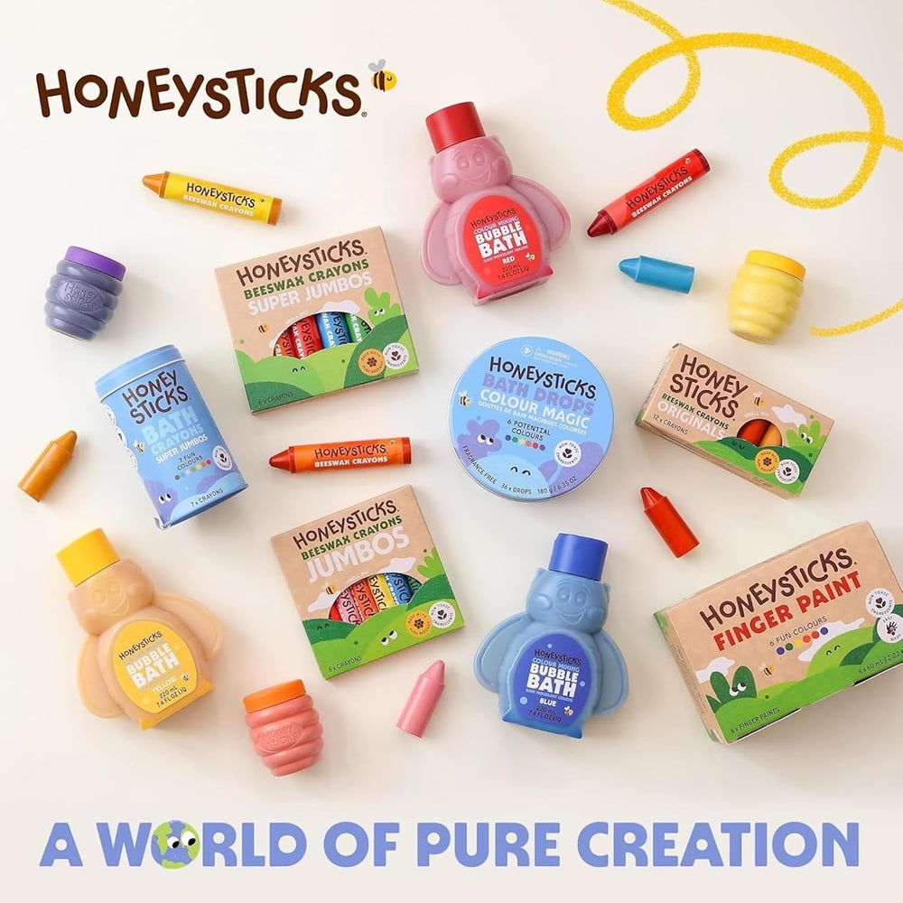 Honeysticks plastic-free packaging detail emphasizing sustainable materials