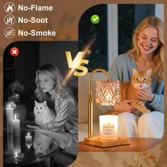Hong-in height adjustment demonstration displays adjustable heat distance for candle sizes