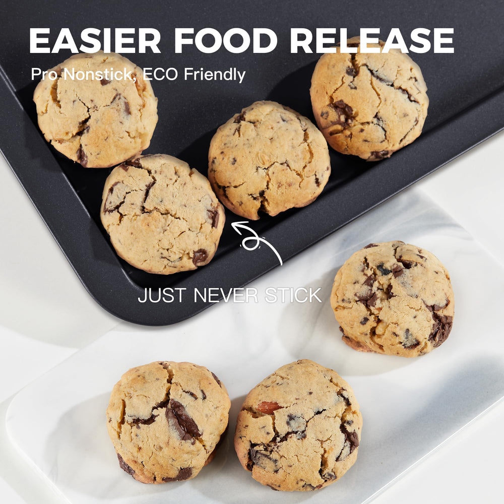 HONGBAKE baking cookies in oven showing even heat distribution