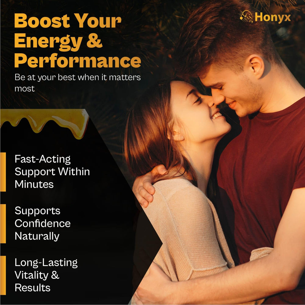 HONYX Power Honey single stick closeup highlighting tear notch and spill-free design