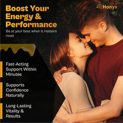 HONYX Power Honey single stick closeup highlighting tear notch and spill-free design