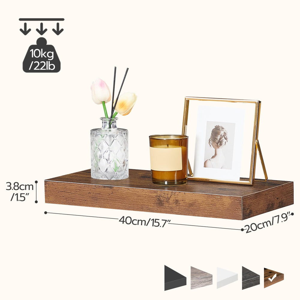 HOOBRO side profile highlighting 1.5 inch thick shelf for improved rigidity and stability