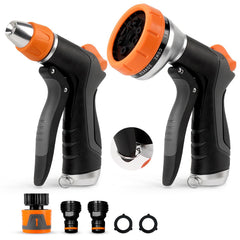 Hoofun front view of both nozzles showing versatile spray options and durability
