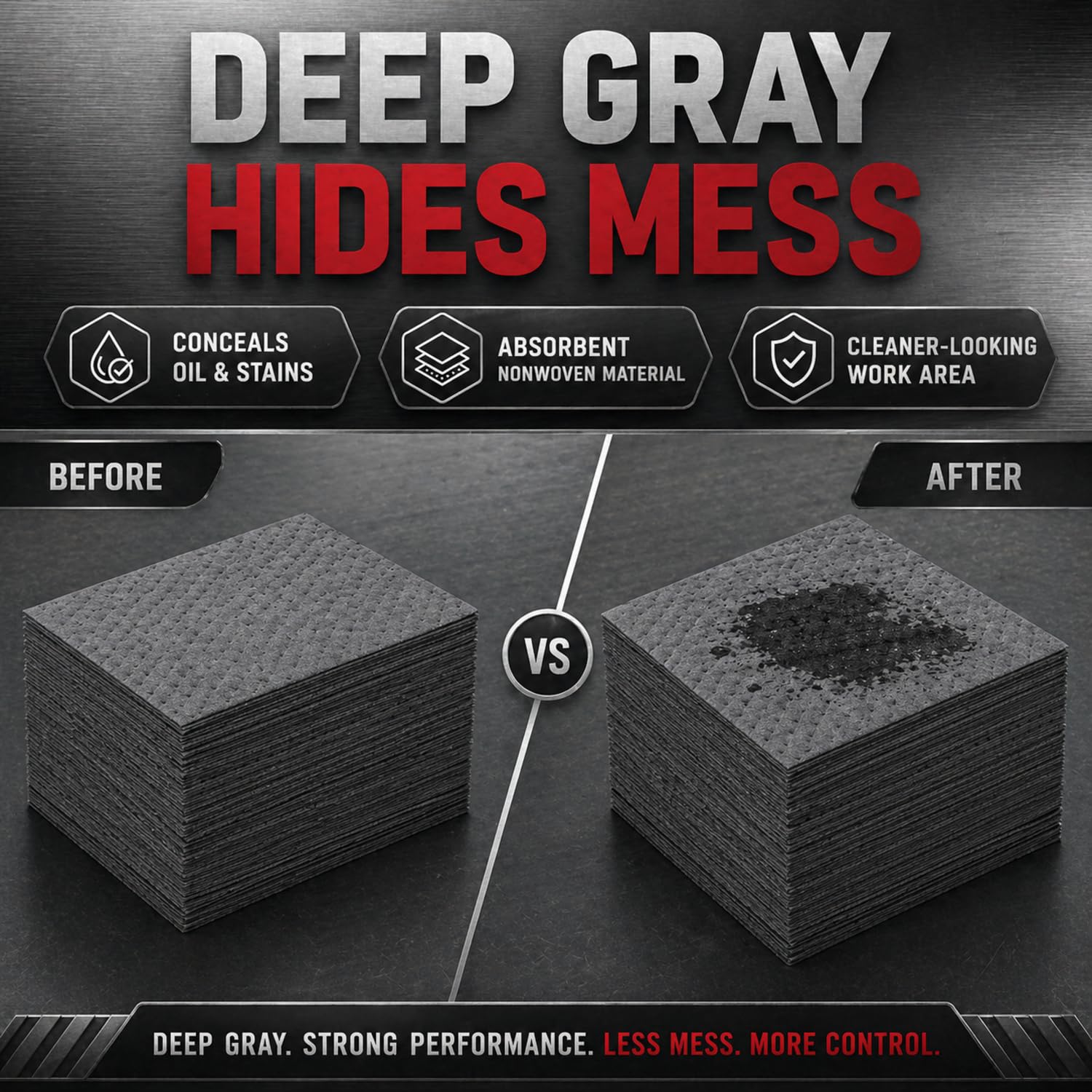 Hoolerry single pad saturated demonstrating strong fluid holding ability