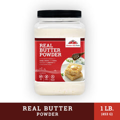 Hoosier Hill Farm spread made from powder showing creamy consistency for toast