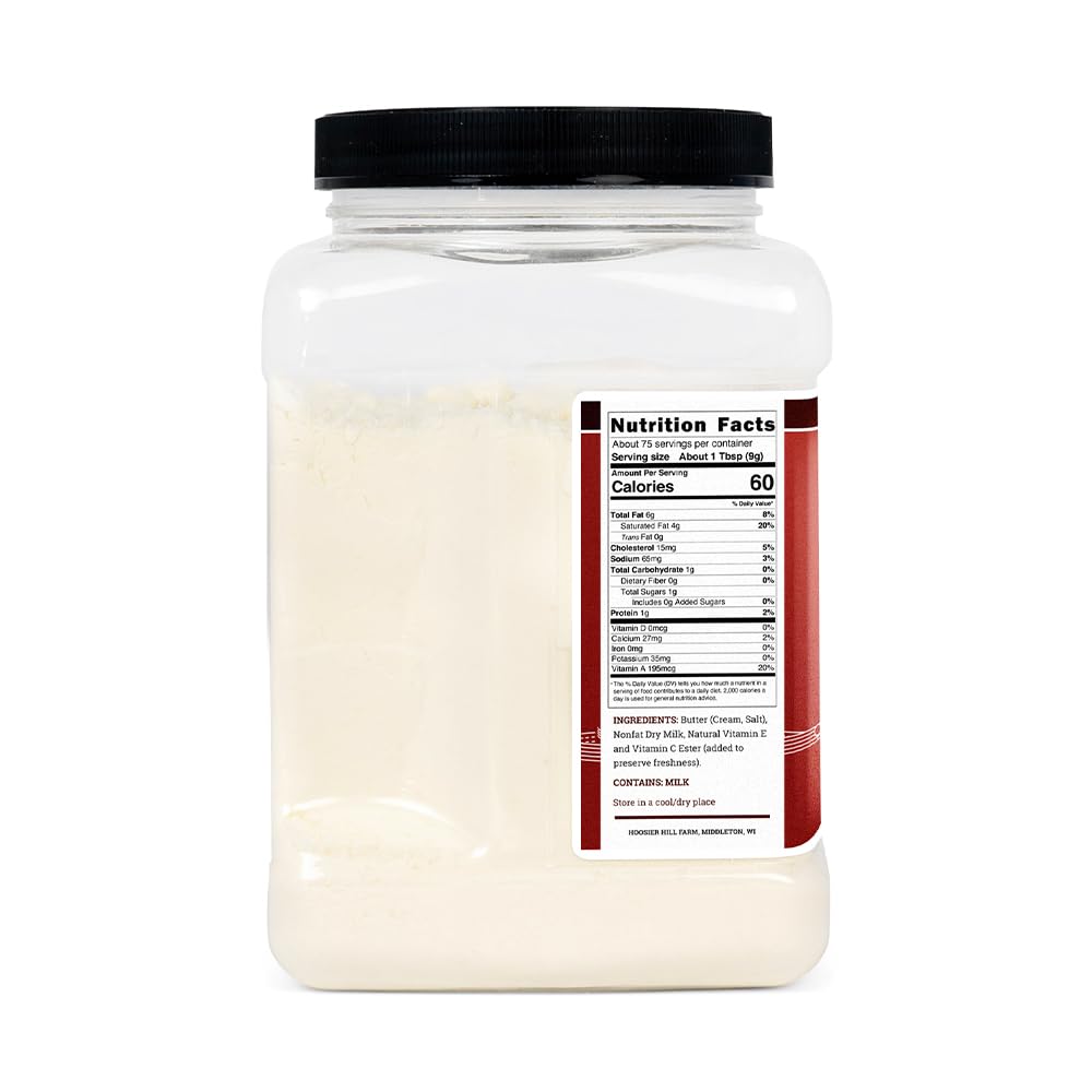 Hoosier Hill Farm open bag close-up revealing fine powder texture and easy measuring