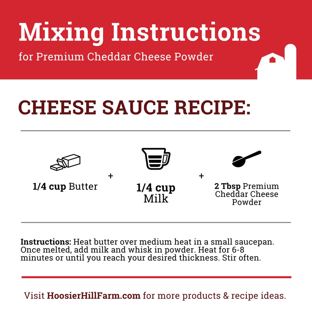 Hoosier Hill Farm size comparison with measuring cup for portioning benefit