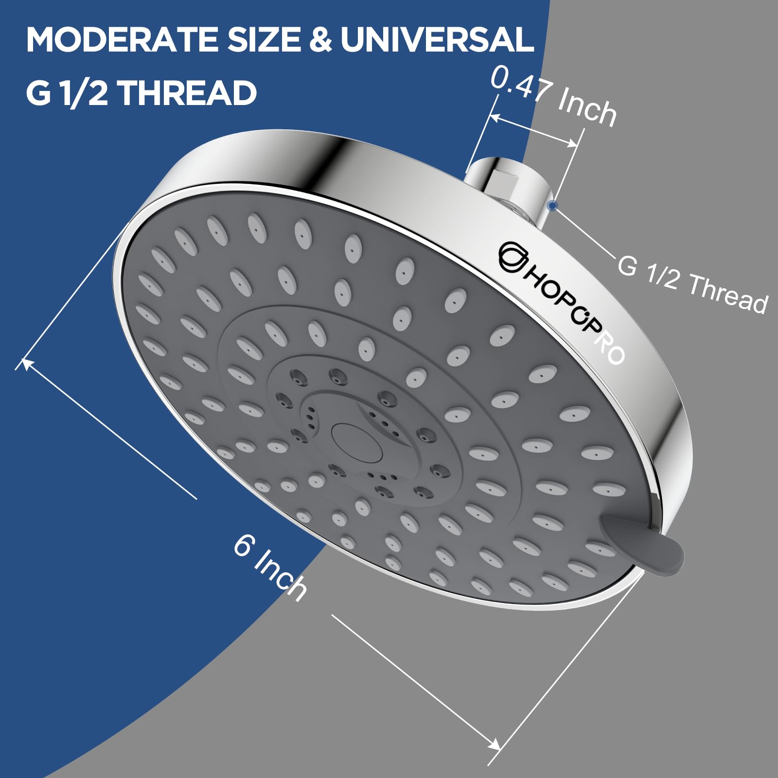 HOPOPRO side profile with brass ball joint for adjustable-angle benefit