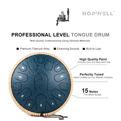 HOPWELL mallets and music book included to speed learning and playability