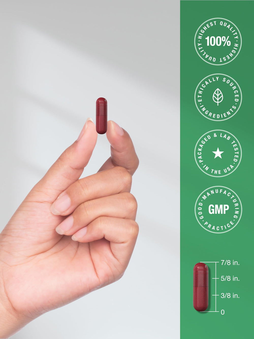 Horbäach open bottle with capsules spilled showing capsule form convenience