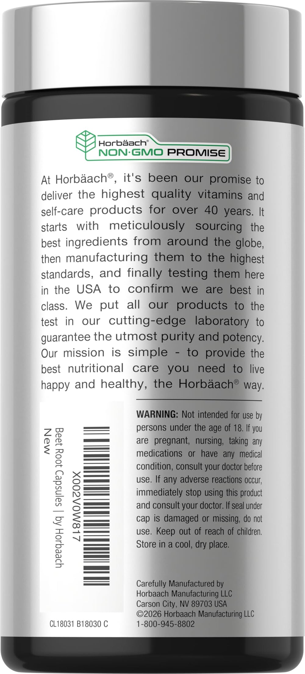 Horbäach beet root powder texture on spoon highlighting concentrated formula