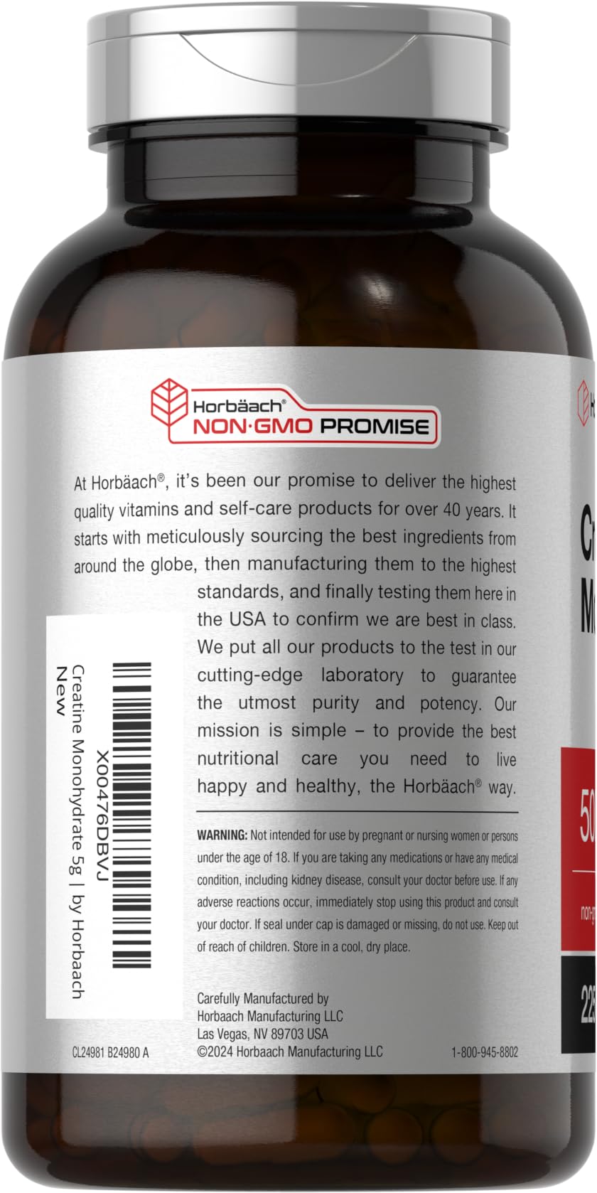 Horbäach capsules spread on surface illustrating capsule count and supplemental convenience