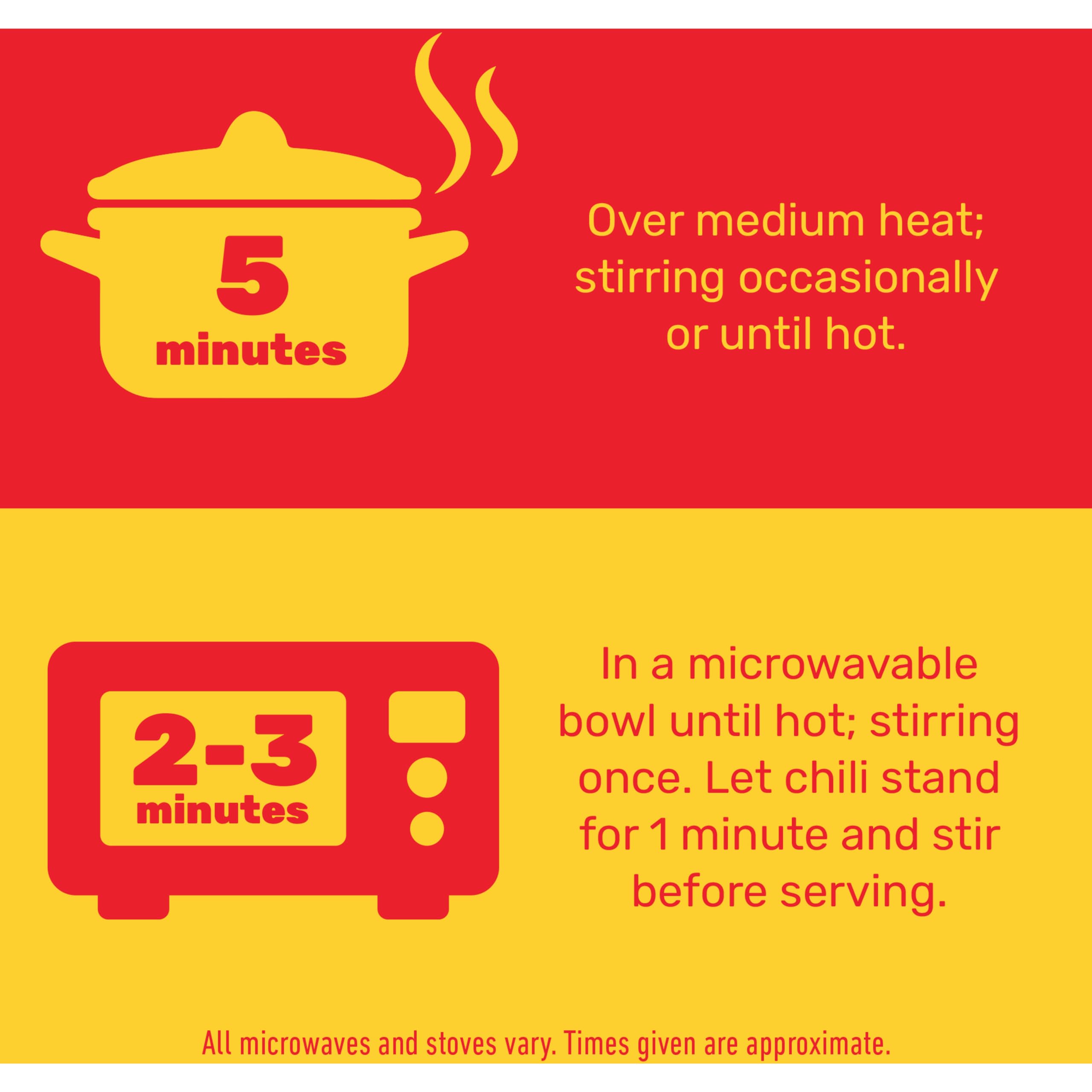 Hormel Chili label and nutrition facts showing ingredient transparency