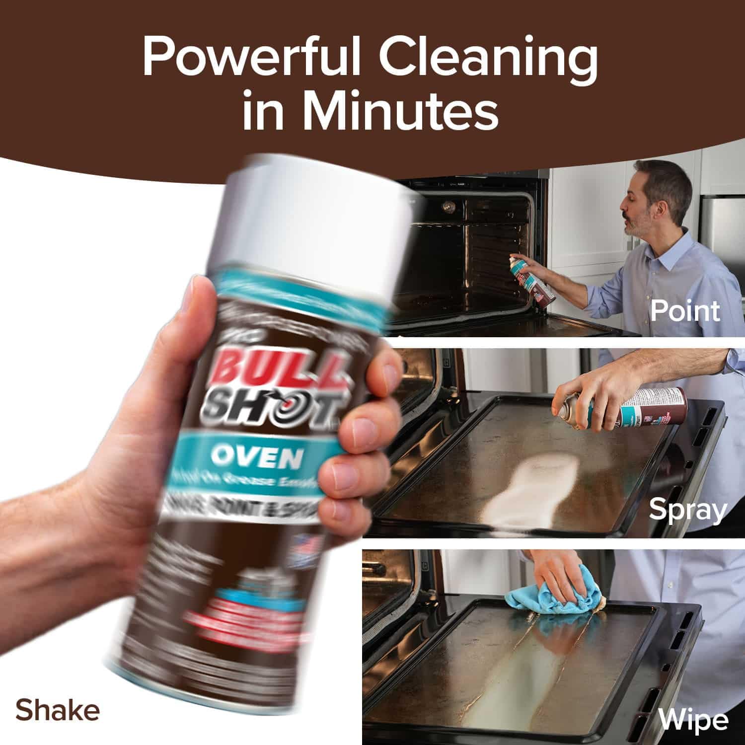 Horsepower results on oven rack before-and-after demonstrating heavy-duty cleaning