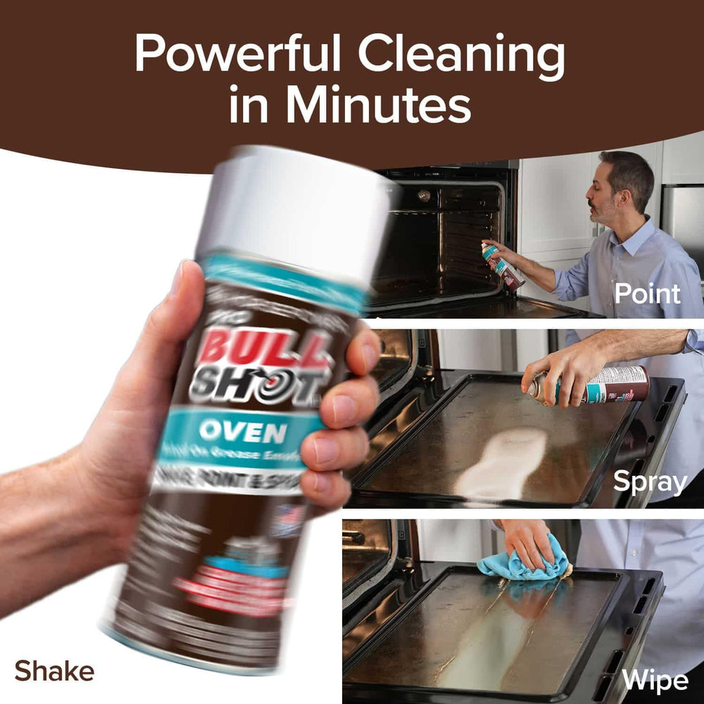 Horsepower results on oven rack before-and-after demonstrating heavy-duty cleaning