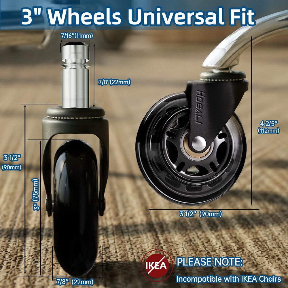 HOSALI polyurethane tread detail protecting floors from scratches