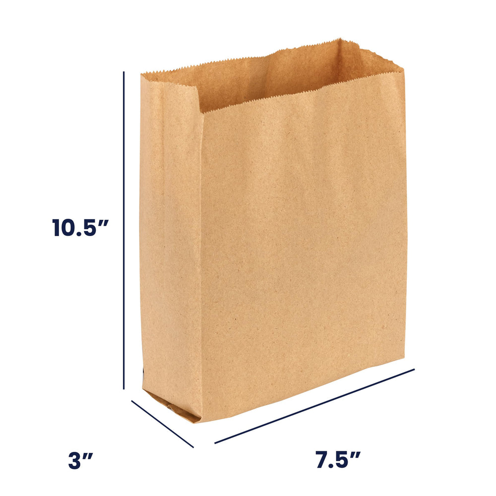 Hospeco gusset and size detail highlighting expanded capacity