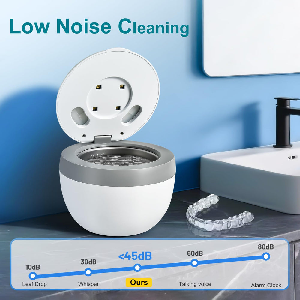 Hossili detail of ultrasonic bubbles illustrating cavitation that removes buildup effectively
