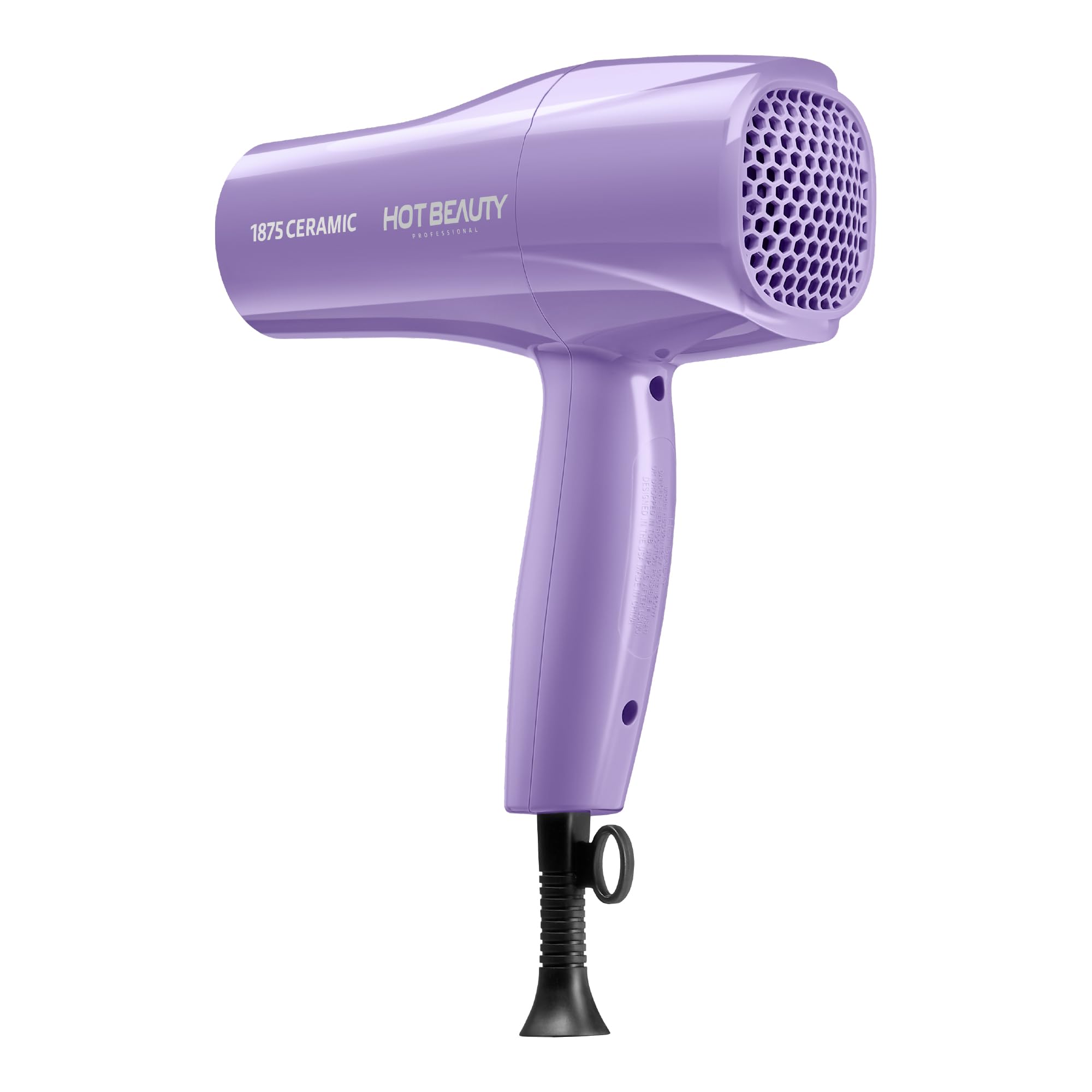 Hot Beauty close-up of comb attachment showing smoother styling benefit