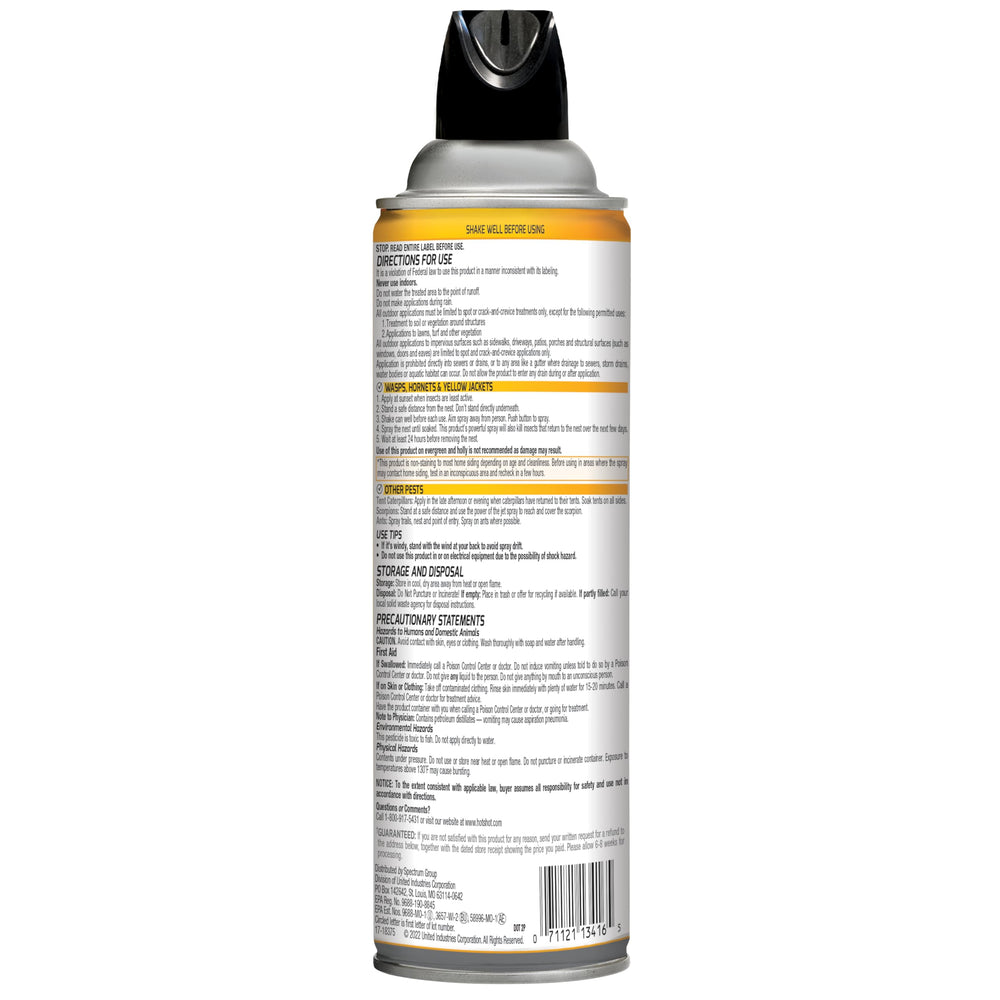 HOT SHOT used in backyard setting protecting outdoor living areas from stinging pests