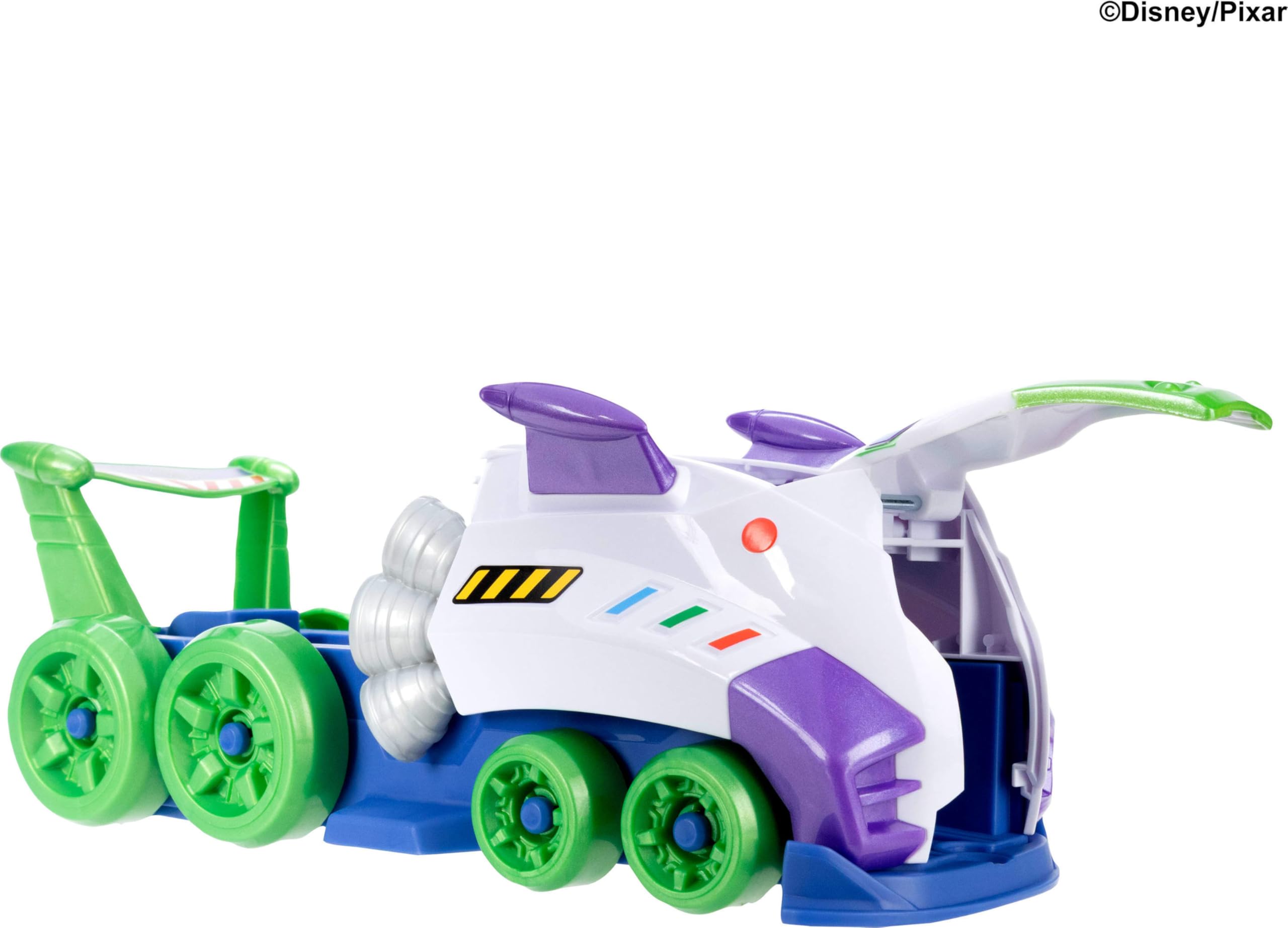 Hot Wheels hauler held in hand illustrating size and easy grip for kids