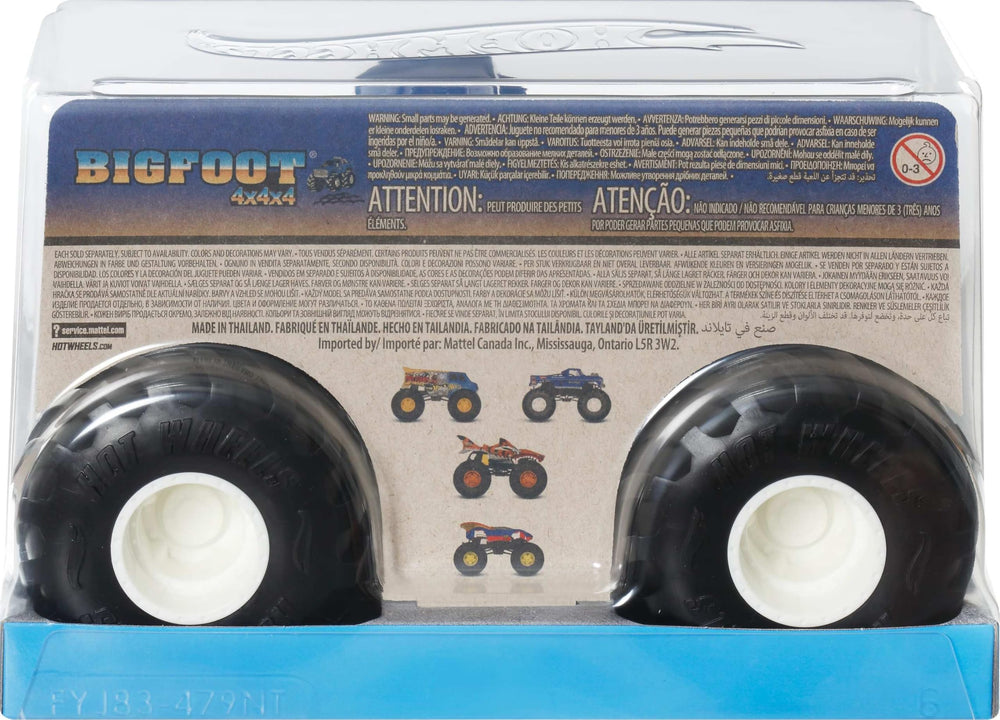 Hot Wheels next to hand showing 1:24 scale size and portability