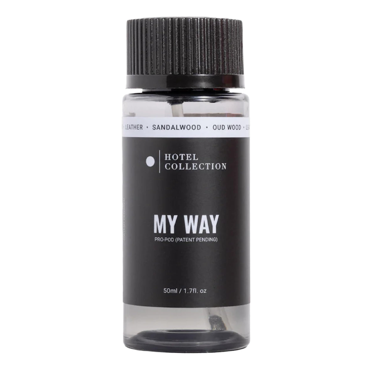 Hotel Collection My Way front packaging showing elegant bottle and brand benefit