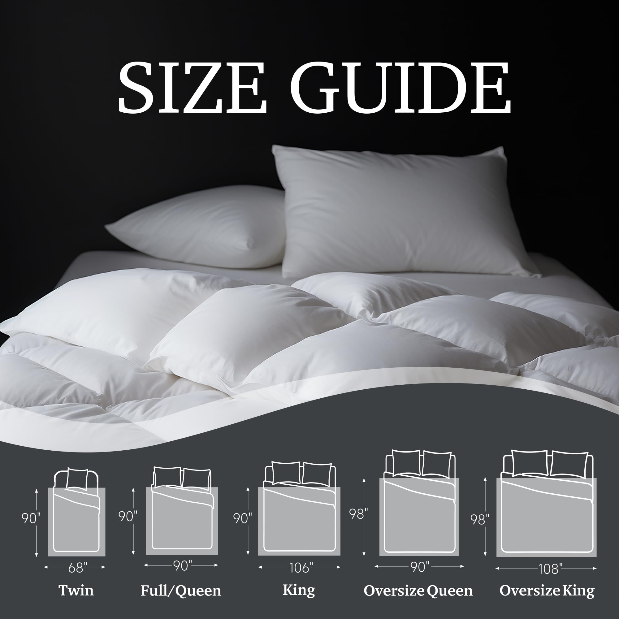 Hotel Grand close-up of 100% cotton down-proof fabric highlighting breathable, quiet texture