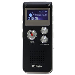 HoTiyan front view showing compact recorder and benefit clear controls