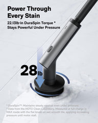 HOTO Swift handle extended to full length demonstrating ergonomic reach benefit
