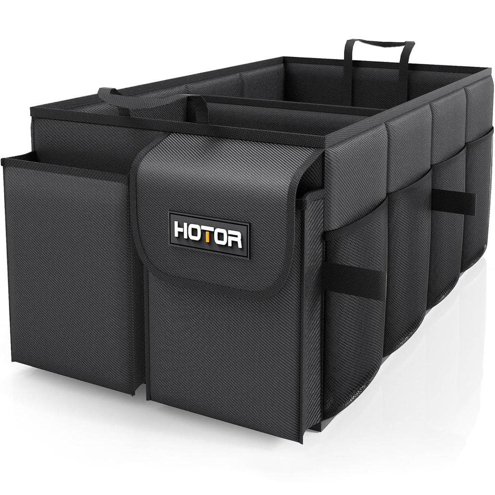 HOTOR top-down view revealing two large compartments for organized storage