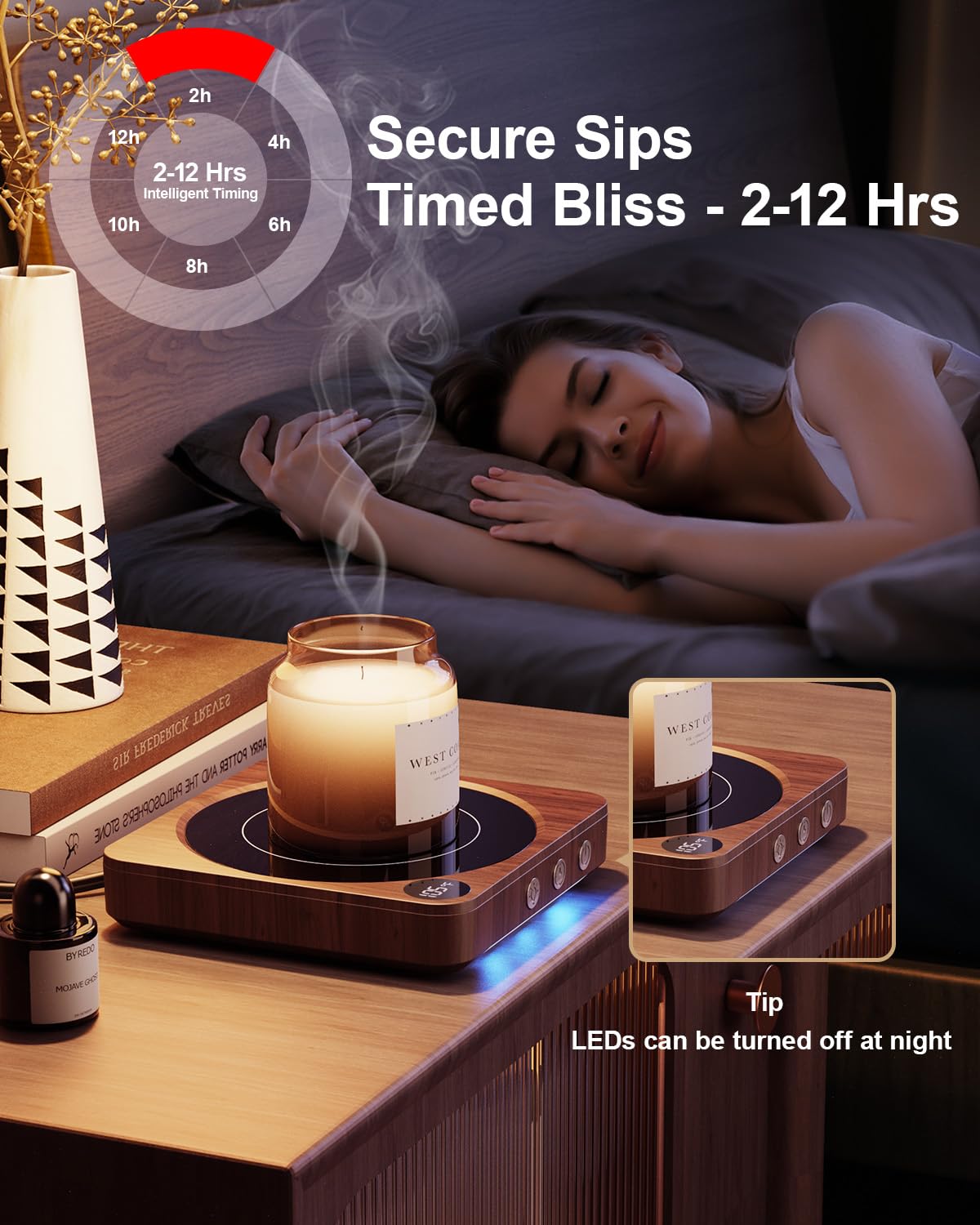 House Gem side profile with timer, programmable 2–12 hour control