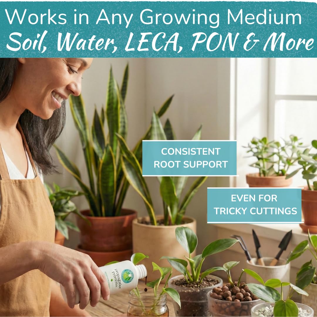Houseplant Resource Center bottle beside ruler showing 8 oz scale accuracy