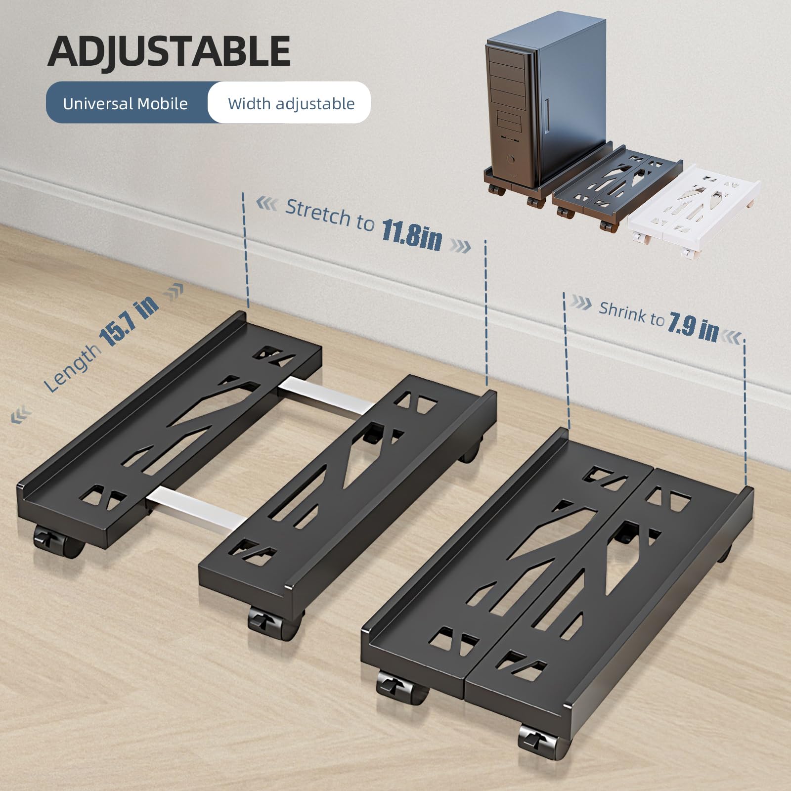 Hovadova perforated base close-up promoting ventilation and faster heat dissipation