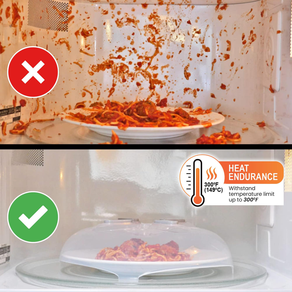 HOVER COVER on dishwasher top rack illustrating simple cleanup benefit