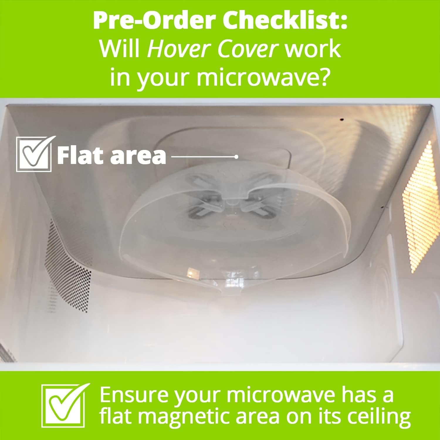 HOVER COVER steam vent detail reducing pressure and improving even heating benefit