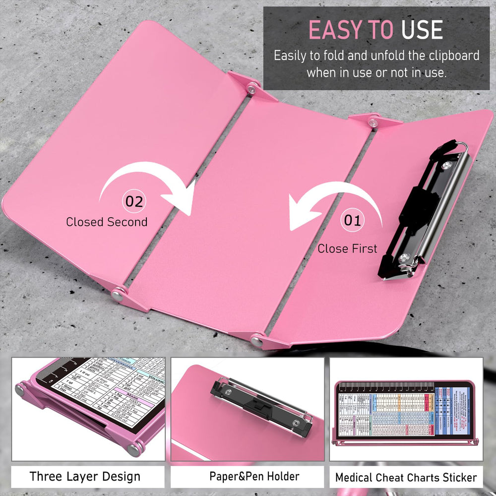 HOZOL smooth writing surface being used standing for stable handwriting and easy note-taking