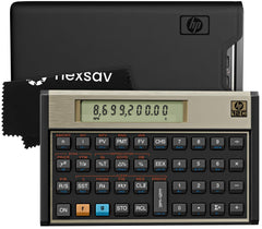 HP 12C front view showing buttons and layout for reliable finance calculations