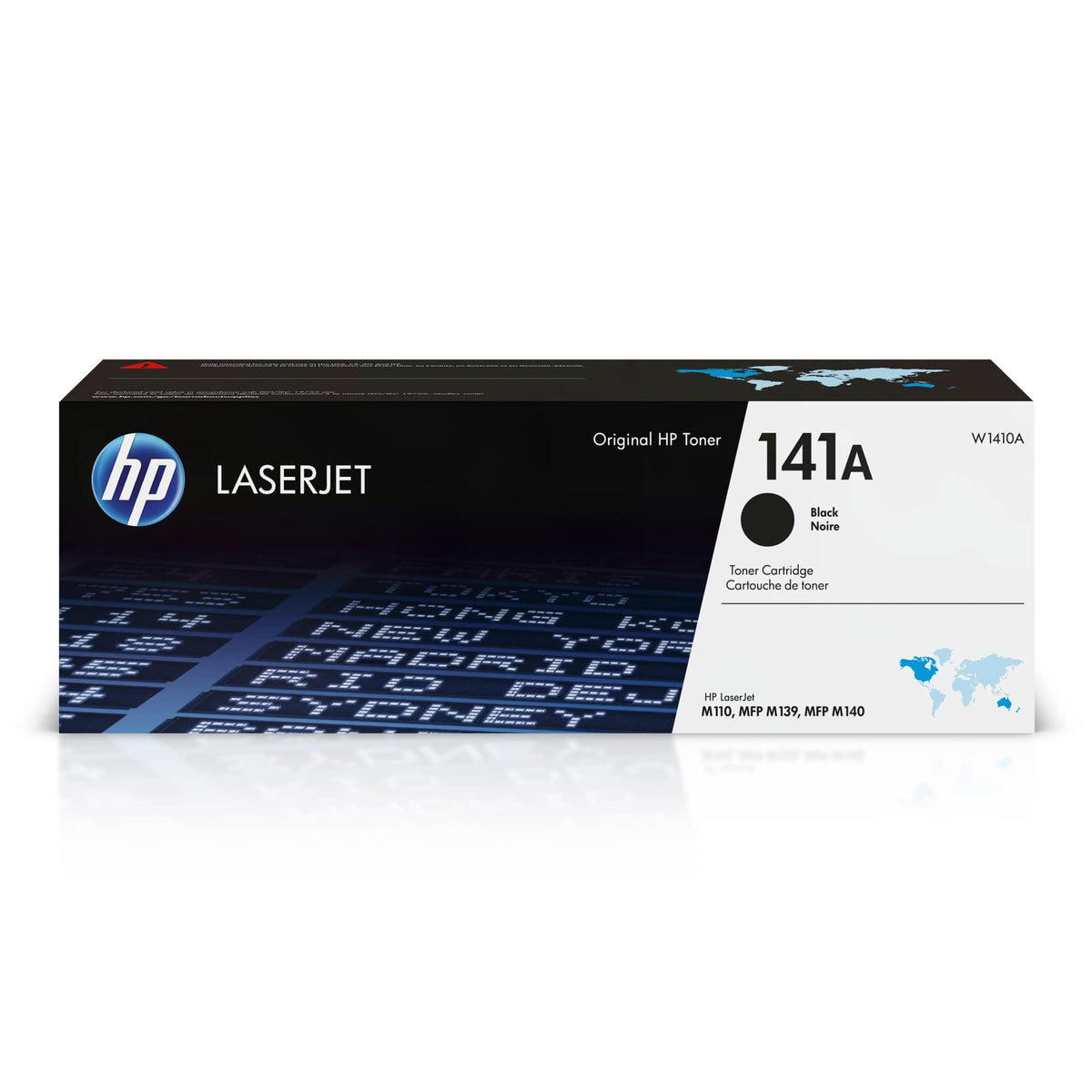 HP 141A front packaging showing cartridge and model for quick identification and confidence
