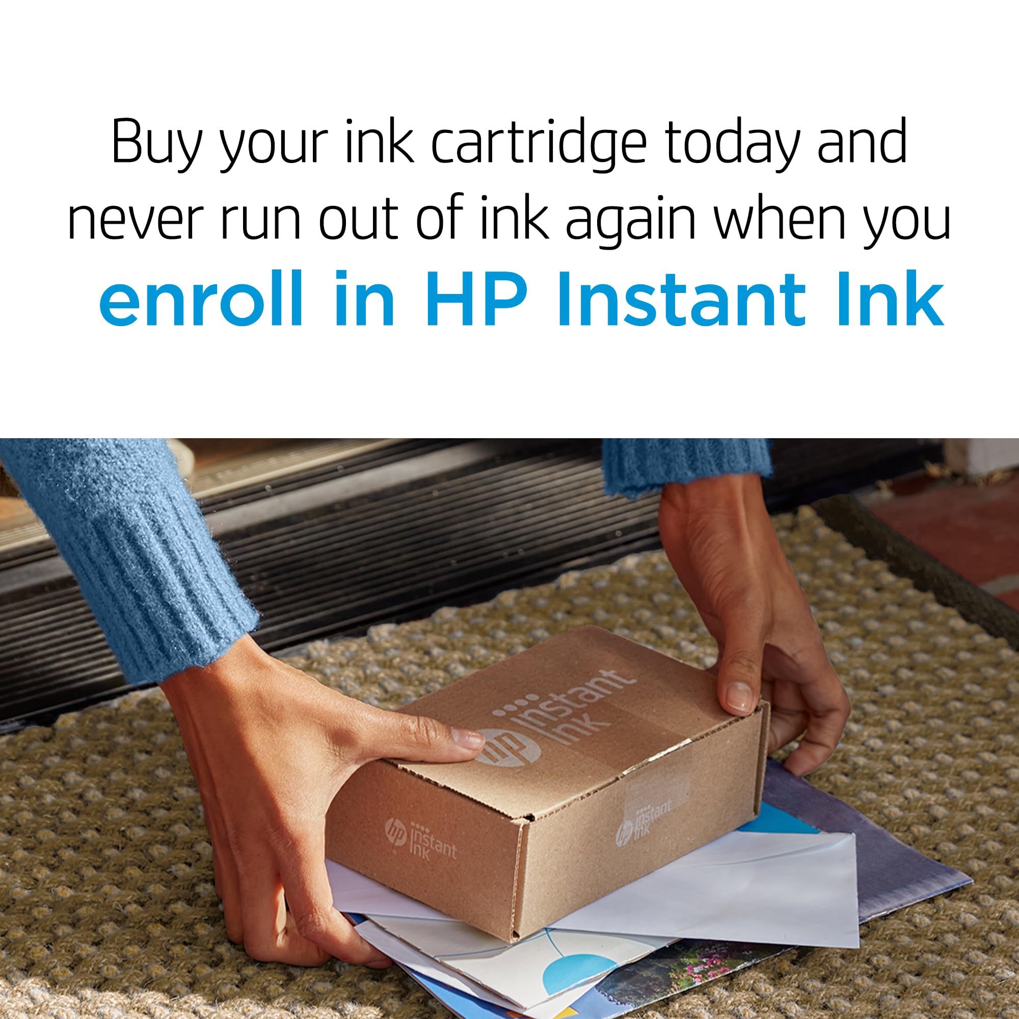HP 62 cartridge label and chip detail ensuring correct printer recognition