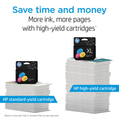 HP 64 ink droplet detail showing rich color and crisp print results