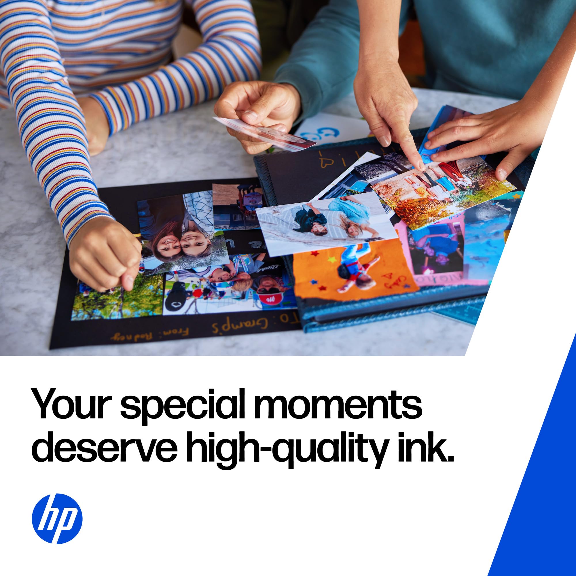 Home office scene with HP 64XL in use for everyday document printing