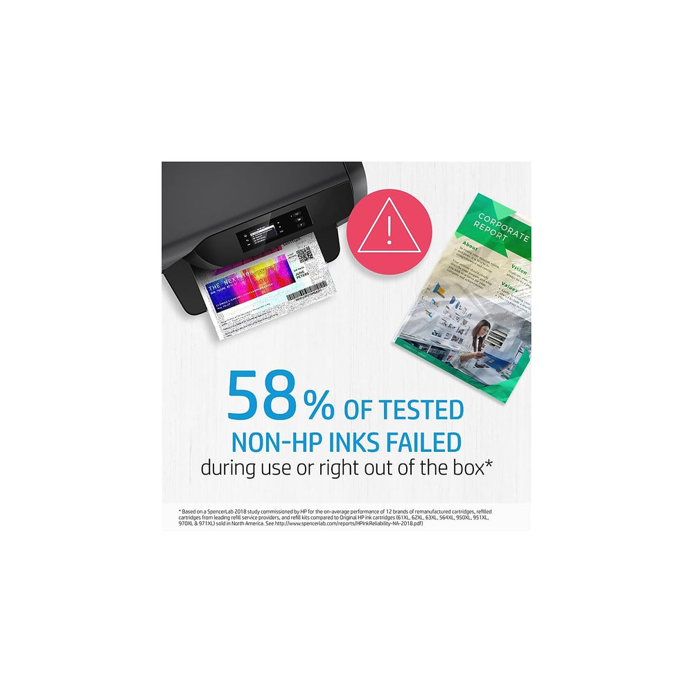 HP 712 installed in a DesignJet printer demonstrating easy replacement and reduced downtime