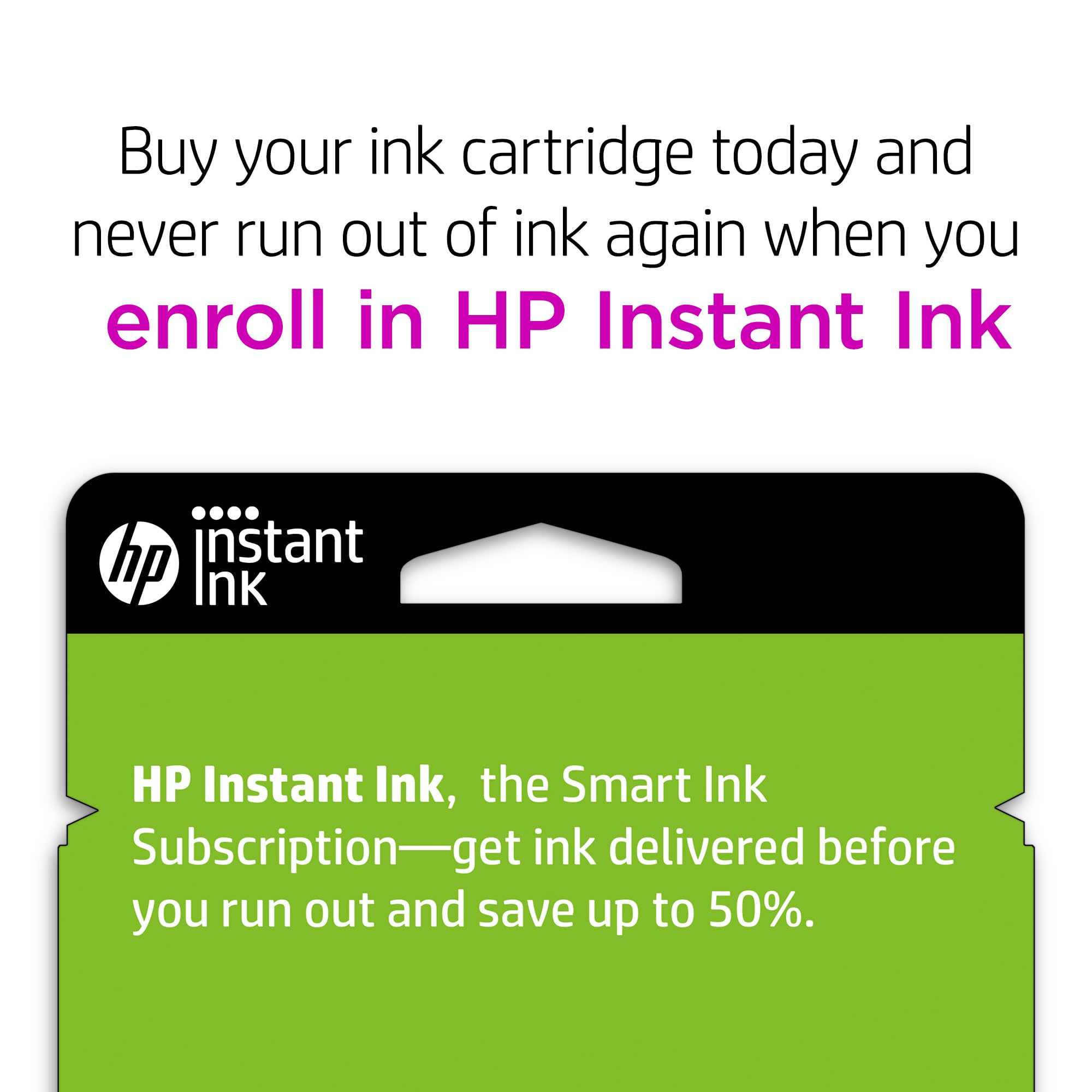 HP 910XL magenta cartridge removed from box for quick installation benefit