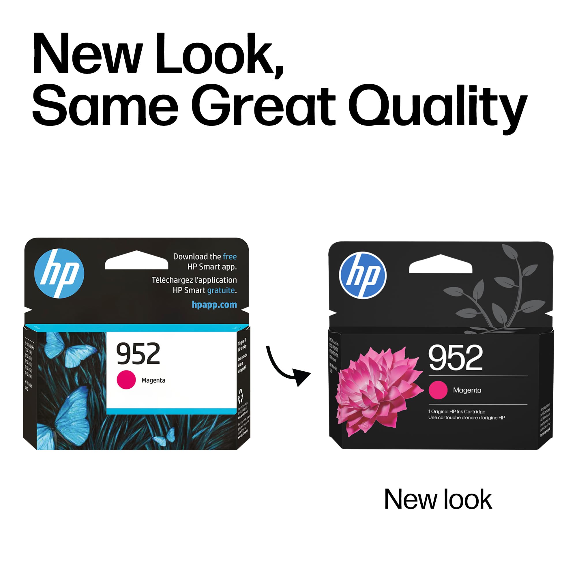 HP 952 magenta cartridge nozzle close-up, illustrates reliable ink delivery