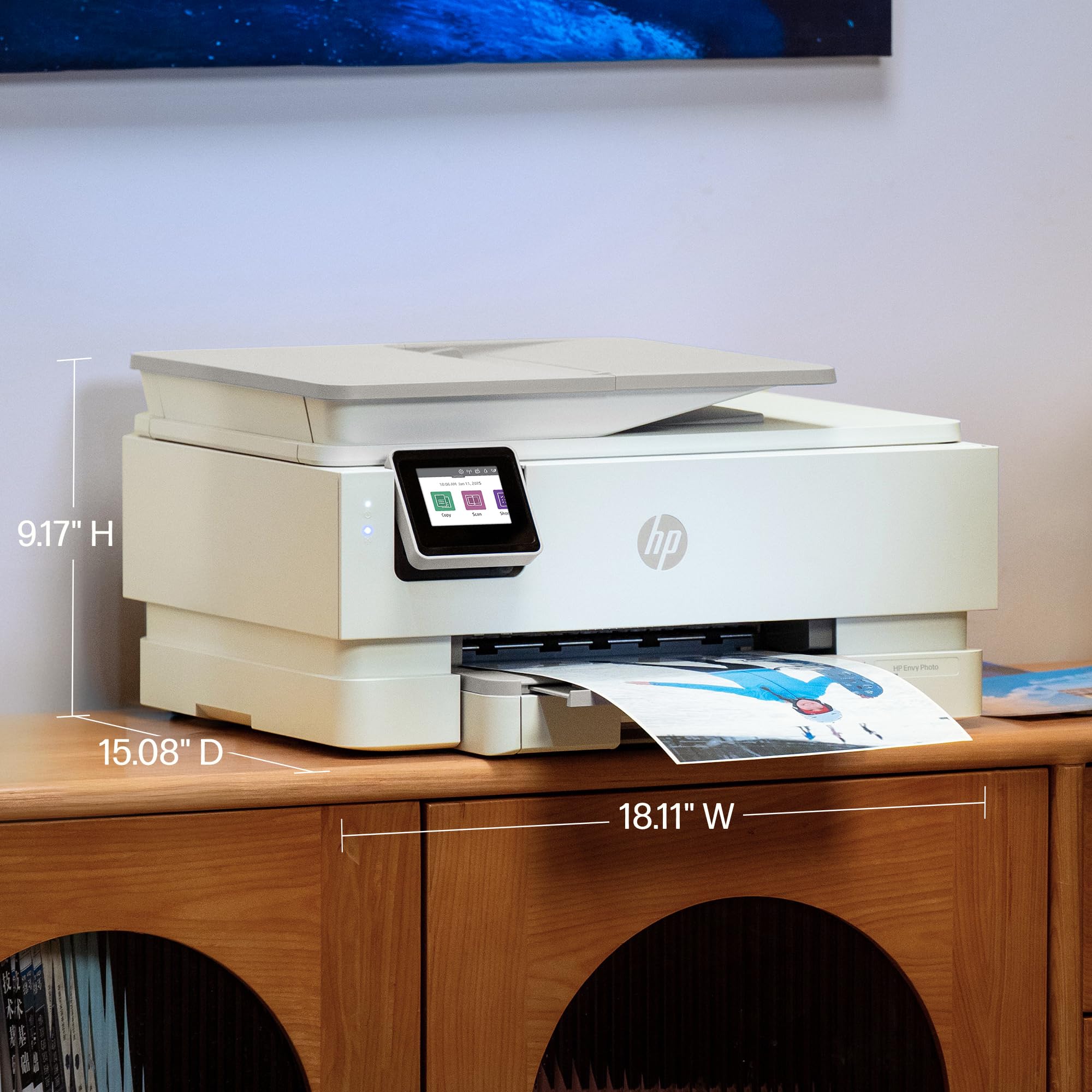 HP Envy Photo 7975 printed 4x6 photos demonstrating vibrant color