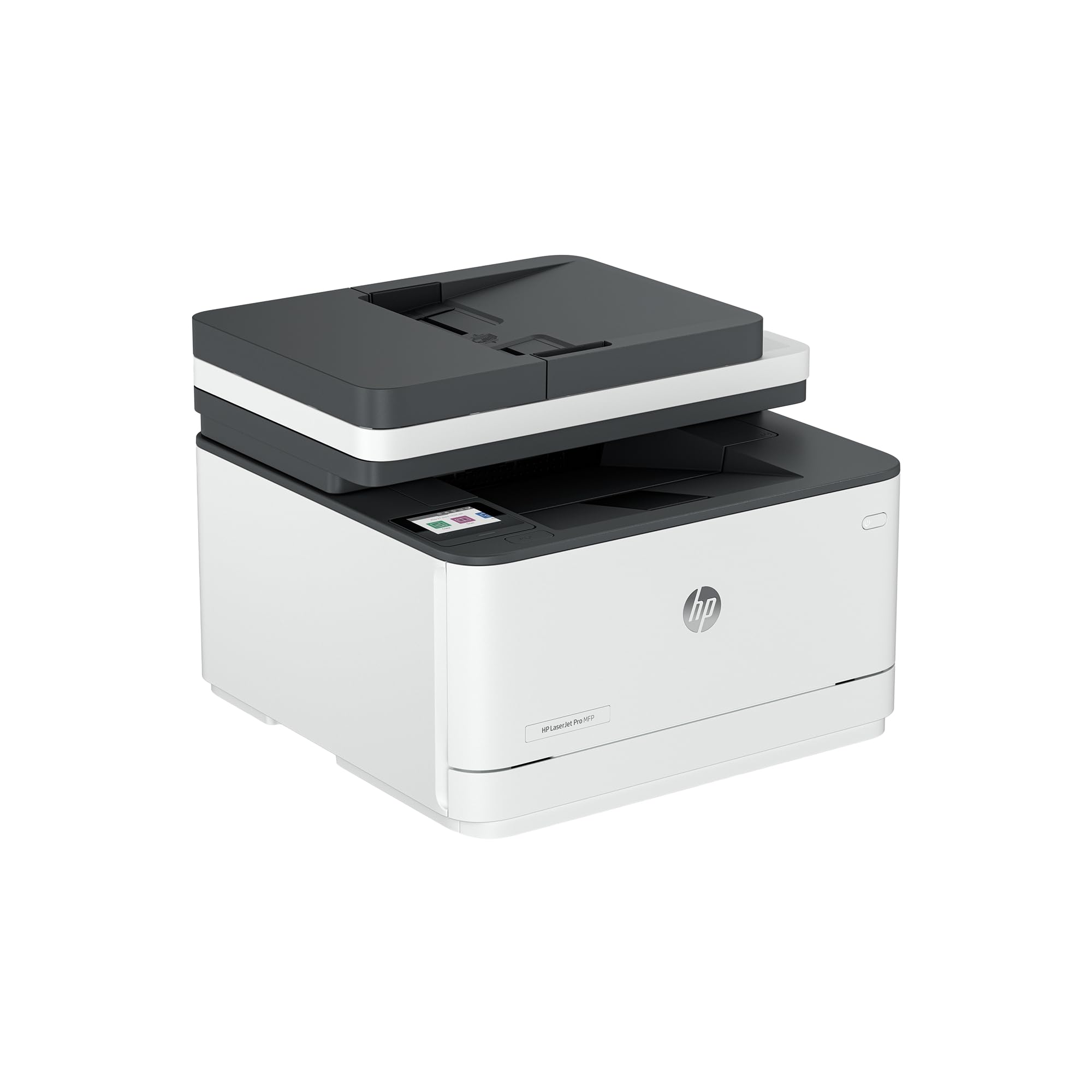 HP LaserJet Pro 3101sdw front view showing compact design and reliable black-and-white printing