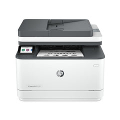 HP LaserJet Pro 3105sdw front view showing sleek compact design and reliable printing